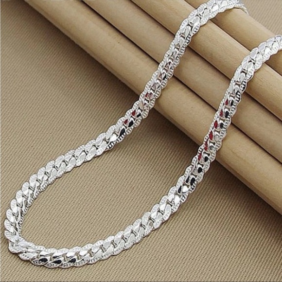 New Unisex 925 Sterling Silver 5MM Snake Necklace - Picture 2 of 6